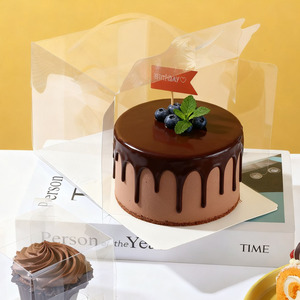 6 इंच स्टॉक ढहने योग्य मिनी स्पष्ट खाद्य ग्रेड पालतू जानवर खाद्य उपयोग के लिए उच्च पारदर्शी खुदरा पैकेजिंग बॉक्स - Product Image 3