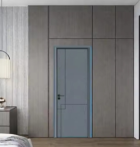 Porte intérieure en bois sur mesure, porte en bois massif mélaminé, design de porte intérieure, portes en MDF pour la conception de maisons - Product Image 1