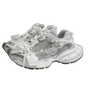 Chaussures de sport pour femmes de haute qualité, chaussures décontractées tendance, empeigne en mesh, lacets, semelle extérieure en caoutchouc, style tendance 2026, chaussures de marche de créateur - Product Image 1