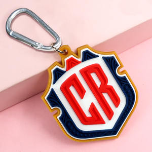 Komik özel üçgen Pvc silikon anahtarlık Bespoken tedarikçisi - Product Image 2