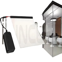 Modernes Design A4-Größe PDLC Smart Glass Film Selbst klebende Fenster folie Dekoratives PVC PET Transparent Gebeizt für Office Home
