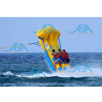 Sports nautiques professionnels trucs remorquable mouche poisson banane bateau cerf-volant gonflable Aqua poisson volant radeau bateau à vendre