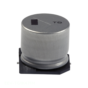 Condensateur original CAP ALUM 470UF 20% 80V SMD à montage en surface EEV-TG1K471M 470 uF - Product Image 1