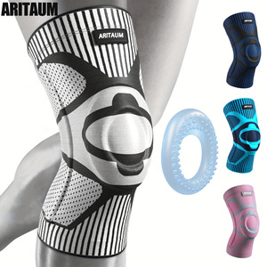 Attelle de genou AritauM rose et gris, soutien par compression pour la protection sportive, unisexe - Product Image 2