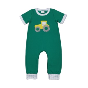 Combinaison pour bébé garçon, nouvelle collection, broderie de camion, vente en gros, vêtements pour nouveau-nés, nouveaux styles - Product Image 1