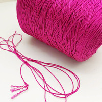 Fil à coudre à broderie en Polyester haute ténacité teint fil à coudre tressé pour surjeteuse pour vêtement Crochet à tricoter
