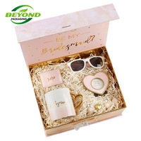 Boîtes cadeaux d'emballage de tasses en céramique de pot de bougie en papier rigide de luxe personnalisées boîte vide avec la base d'insertion et le couvercle parfumé
