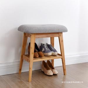 Modern <b>Shoe</b> <b>Rack</b> With <b>Storage</b> Bench Solid Wood Doorway <b>Shoe</b> Cabinet For Entryway <b>Storage</b> Stool - Product Image 3