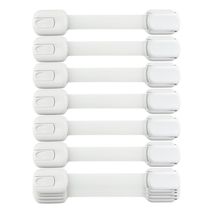 Adjustable Cupboard <strong>Fridge</strong> Drawer Door Cabinet Safety <strong>Lock</strong> Kids Children Child Baby Adhesive Safety Strap <strong>Locks</strong> Guard - Product Image 1
