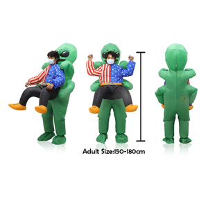 Costume d'extraterrestre vert gonflable pour <span class=keywords><strong>adulte</strong></span>, déguisement de fête <span class=keywords><strong>pas</strong></span> <span class=keywords><strong>cher</strong></span>, vente en gros Saygo - Product Image 5