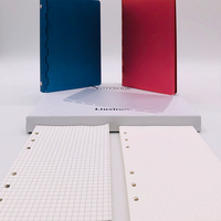 2026 nouveau A5 A6 B5 A4 aluminium cahier à spirale planificateur Agenda organisateur métal couverture rigide reliure à anneaux feuilles mobiles carnet de notes