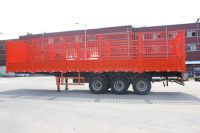 Semi-remorque porte-conteneurs à poutre en I robuste 3-4 essieux de marque chinoise renommée, capacité de charge de 50 000 kg, remorques de camion en acier