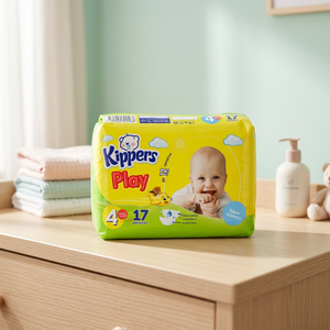 Baby Diapers Tape Size 4 <b>Mini</b> 17 <b>Pcs</b> Soft Disposable Dry Surface High Absorbency Leak Guard Breathable Kippers - Product Image 3