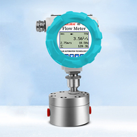 Débitmètre à engrenages circulaires affichage numérique 4-20mA/impulsion/RS485 huile hydraulique haute viscosité en acier inoxydable Micro capteur de débit à engrenages
