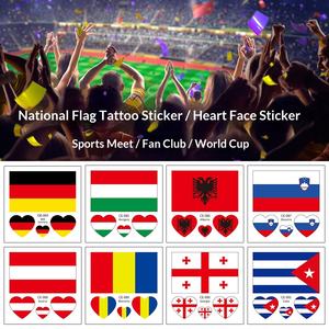 Adesivi Temporanei Impermeabili con Bandiere Nazionali all'Ingrosso per Eventi della Giornata Nazionale e Partite di Calcio USA-Canada-Messico 2026 - Product Image 4