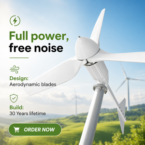 Gran Oferta, Precio Económico, Sistema de Energía Eólica de 1000w para Uso Doméstico y Agrícola, Sin Ruido, También Llamado Generador de Turbina Eólica - Product Image 5