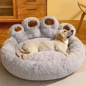 Cama para perros para todas las estaciones, cama cálida de felpa con patas, cómoda para perros pequeños y grandes, diseño de cama para perros, productos para perros - Product Image 1
