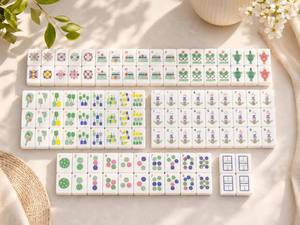 Jeu de Mahjong Américain de Luxe en Acrylique Écologique et Durable, Gravé, pour Cadeau, Jeux de Cartes et d'Échecs - Product Image 5