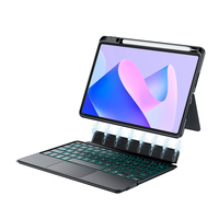 Nouveau clavier détachable rétroéclairé RVB sans fil BT avec pavé tactile rotatif à 360 degrés pour MatePad 11 pouces (2023)