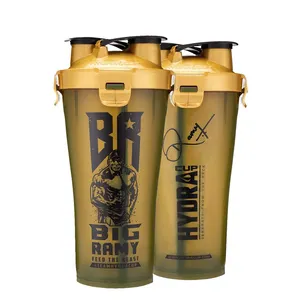 Groothandel Glitter Bpa Gratis Gym Aangepaste Kleur Logo Gym Sublimatie Clear Lekvrije Fitness Schudden Cups Voor Eiwitshakes