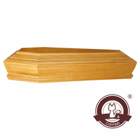 Ataúd Europeo SDD Tmallwood, Simple y Elegante, con Base Reforzada, para Uso Funerario, Tamaño Personalizado