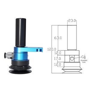 Industrial High-<b>Suction</b> Vacuum Gripper with High-Flow Thin-Lip <b>Pads</b> for Porous PCB Handling - Product Image 3