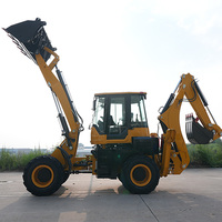 Chargeuse-pelleteuse WZ30-25 4x4, moteur YUNNEI 76 kW, pelle avant et godet de terrassement arrière