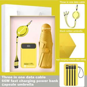 Wholesale Promotional Luxury <b>Gifts</b> Items Business Customizable <b>Gift</b> <b>Set</b> With Power Bank and Umbrella - Product Image 2