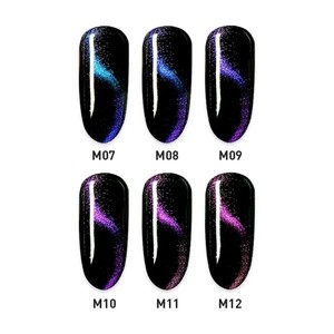 Beautilux Pacote A Granel-<span class=keywords><strong>4D</strong></span> Chameleon Beads, <span class=keywords><strong>Thread</strong></span> & Magic Wide Cat Eye Gel Polonês para Unique Nail Art Designs - Product Image 6