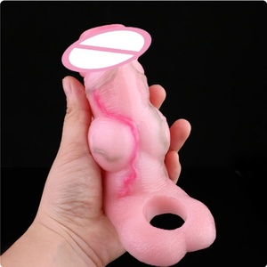 SXXY 8 Styles White Realistic Penis Sleeve Dick Extender for Men Delay Ejaculation Intimate Adult Sex Shop Couple Game - Product Image 5