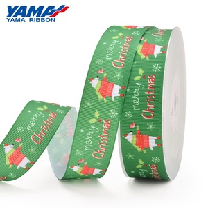 <span class=keywords><strong>ริบบิ้น</strong></span>ม้วนสำหรับตุ๊กตาหิมะขนาด25มม. ทำจากต้นคริสต์มาสพิมพ์ลายเป็นมิตรกับสิ่งแวดล้อมดีไซน์คริสต์มาส - Product Image 4