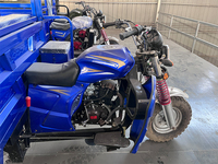Triciclo de Carga Ligero y Conveniente de Alta Velocidad de 200cc, Motocicleta Eléctrica de Tres Ruedas