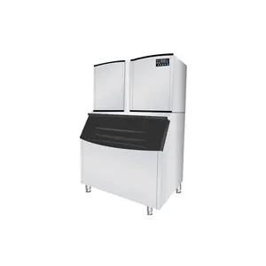 Oceanpower – Machine à glace avec grand bac de stockage, Machine à glace commerciale, équipement de réfrigération professionnel