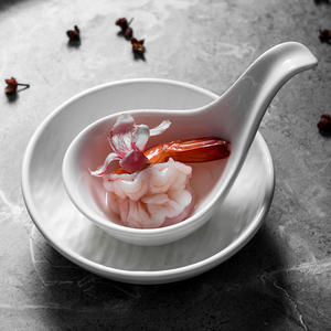 Plats à sauce en céramique de porcelaine émaillée, assiettes à collation divisées, compatibles micro-ondes, forme irrégulière, style moderne et luxueux, marque <span class=keywords><strong>JUNYA</strong></span> - Product Image 3