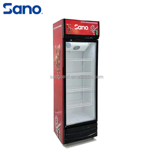 Refrigerador de exhibición vertical de supermercado comercial, refrigerador de cerveza de restaurante con puerta de vidrio, Enfriador de Bebidas frías - Product Image 3