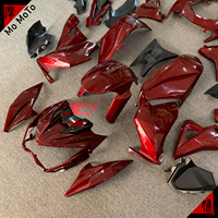 Carénage Complet Personnalisé à Motif Floral pour Kawasaki Z800 13-16, Panneau Latéral et Capot avec Coloration
