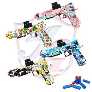 Pistola <span class=keywords><strong>Giocattolo</strong></span> Elettrica M1911 Spara Palline Morbide per Adulti Blaster <span class=keywords><strong>in</strong></span> <span class=keywords><strong>Metallo</strong></span> - Product Image 1
