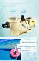 Emaux Série EPV Conversion haute fréquence Pompe filtrante de piscine Pompe à eau à économie d'énergie Caractéristiques de protection de l'environnement