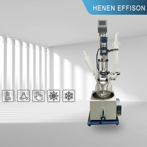 5L đơn lớp tự động hóa chất lò phản ứng phòng thí nghiệm thủy tinh đun nóng khuấy phản ứng Ấm đun nước với thành phần động cơ cốt lõi - Product Image 3