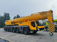 Grue mobile tout-terrain d'occasion de 200 tonnes, flèche télescopique à 7 sections de 75 m, moment de charge de 600 t*m pour le levage de charges lourdes en infrastructure