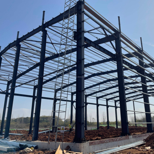 อาคารโครงสร้างเหล็กน้ำหนักเบาสำเร็จรูปโรงจอดรถเพื่อการค้นหาความสามารถในการอ่านที่ดีขึ้น - Product Image 1