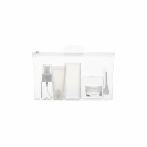 Set of 4 Travel Cosmetics <b>Small</b> <b>Containers</b> for Skin Care on the Go - Product Image 2