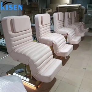KISEN Mobilier de Salon de Luxe, Table de Massage Électrique, Chaise Cosmétique, Lit Facial pour Salon de Beauté avec 3 Moteurs et Commande au Pied - Product Image 5