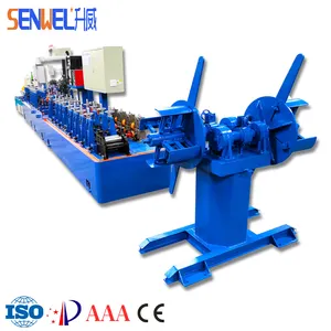 Sentoalha tubo de produção, linha de produção totalmente automática, equipamento de tubulação de aço, máquina de solda