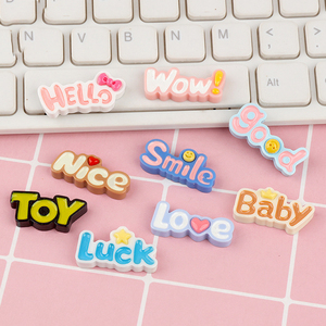 Miniatures de lettres en résine, breloques, accessoires d'artisanat pour la création de bijoux, épingles à cheveux, broches, DIY, faits à la main, coques de téléphone, aimants de réfrigérateur - Product Image 3