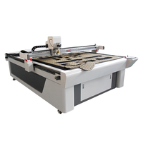 Máquina de corte CNC de cama plana con servomotor Delta automático 1625, control Ruida, riel guía CSK de Taiwán y cuchilla oscilante