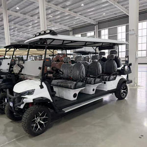 Carrello da Golf Elettrico a 8 Posti Più Venduto, Batteria al Litio 72V, Navetta per Parchi a Tema e Attrazioni Turistiche con Consegna Rapida - Product Image 1