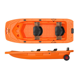 Usine SEAFLO 2 personnes coque dure en plastique moulé par soufflage tandem mini vitesse 9.8ft bateau à rames avec support de <span class=keywords><strong>canne</strong></span> à pêche en option - Product Image 5