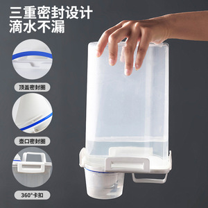 <b>Laundry</b> Detergent Storage Container 2.5L Airtight With Lid And Handle For Kitchen Use - Product Image 3