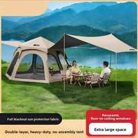 Tente de camping Explorer, pliable, portable, automatique, épaissie, imperméable, résistante à la pluie, équipement de camping complet, auvent